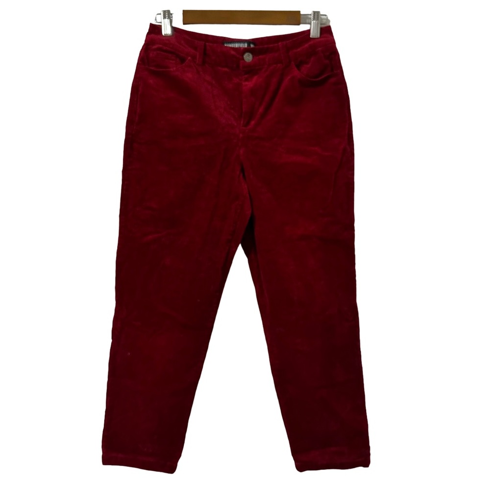 ModCloth Dangerfield Brick Red corduroy Bryce‎ Pants Size 10